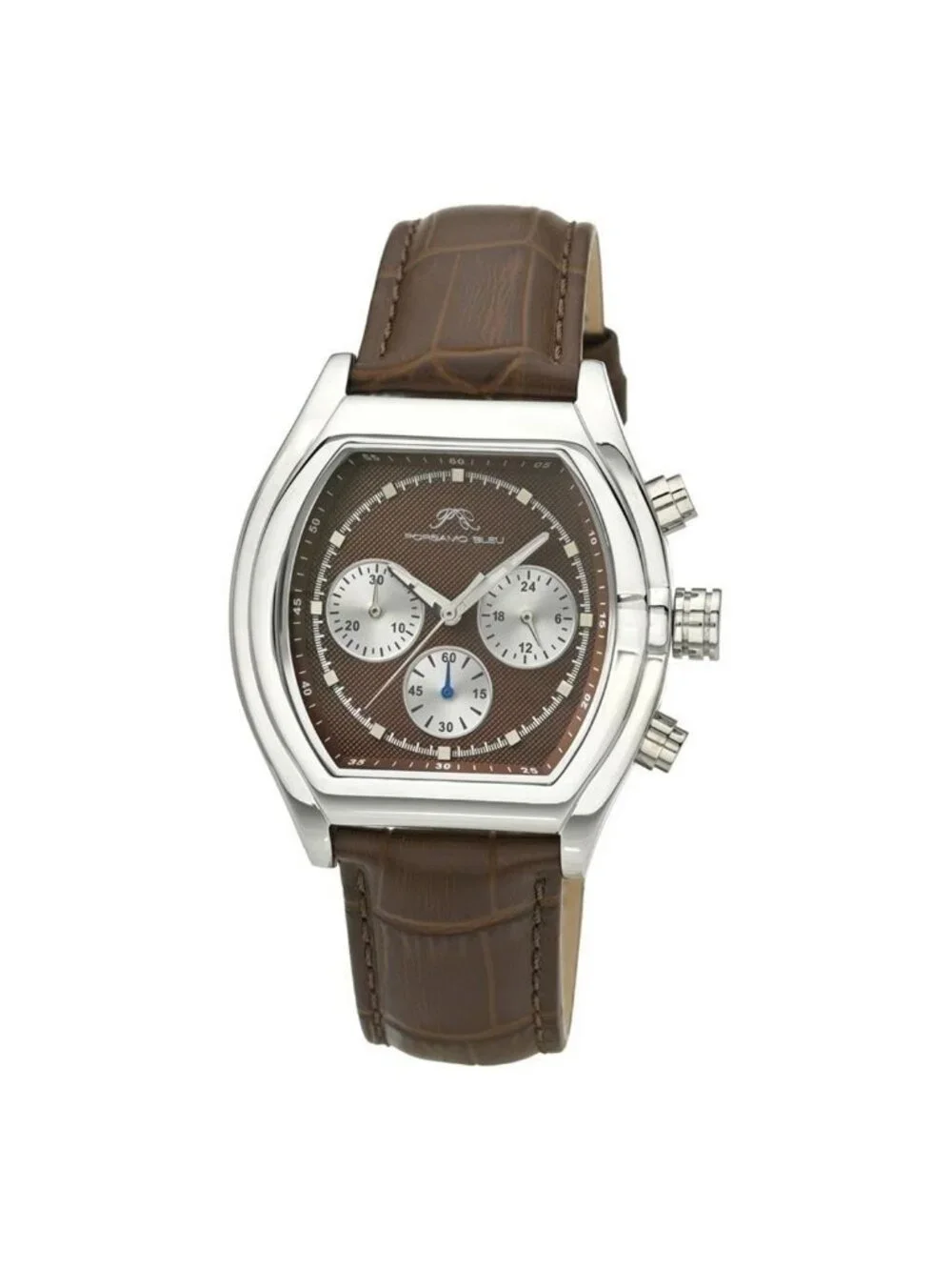 NWT Porsamo Bleu Roman Chronograph Quartz Brown Dial Men's Watch
